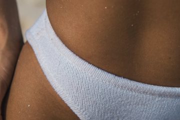 woman close up in swimsuit