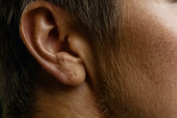 person s right ear