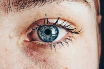 person showing left eye